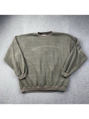 North Dakota Fighting Sioux Fleece Pullover Sweatshirt Size XL UND Hockey